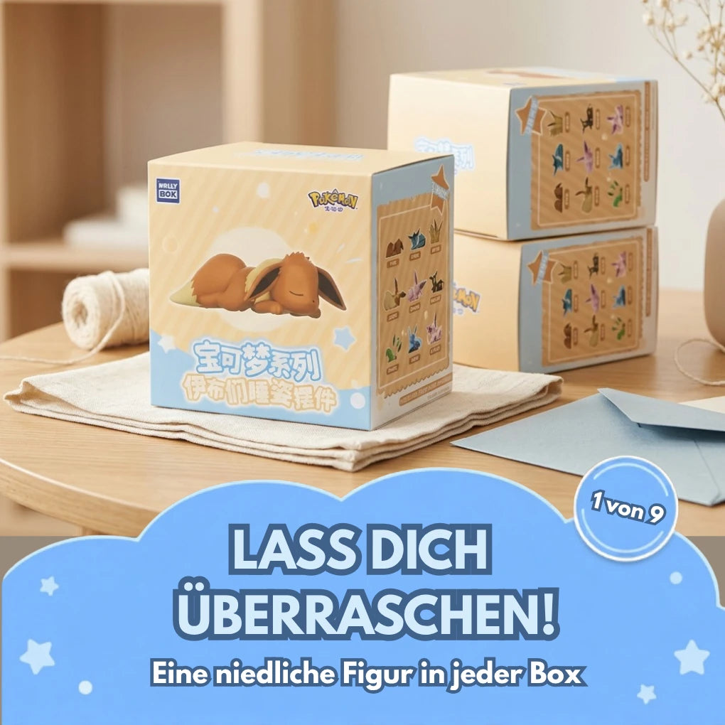 Pokémon Eeveelutions Sleeping Series Blind Box – Eevee & Evolutions Collectible Figure