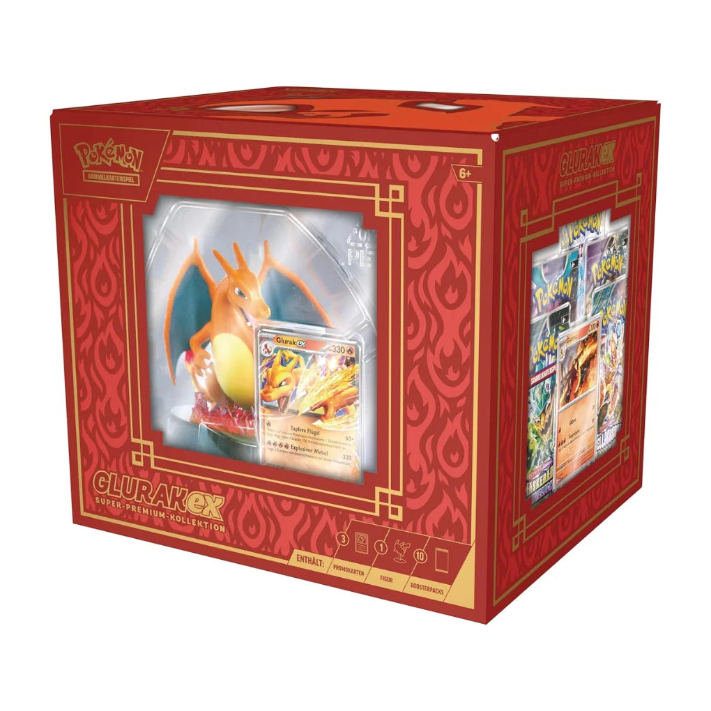 Pokémon - Glurak ex - Super-Premium-Kollektion mit Figur - DE