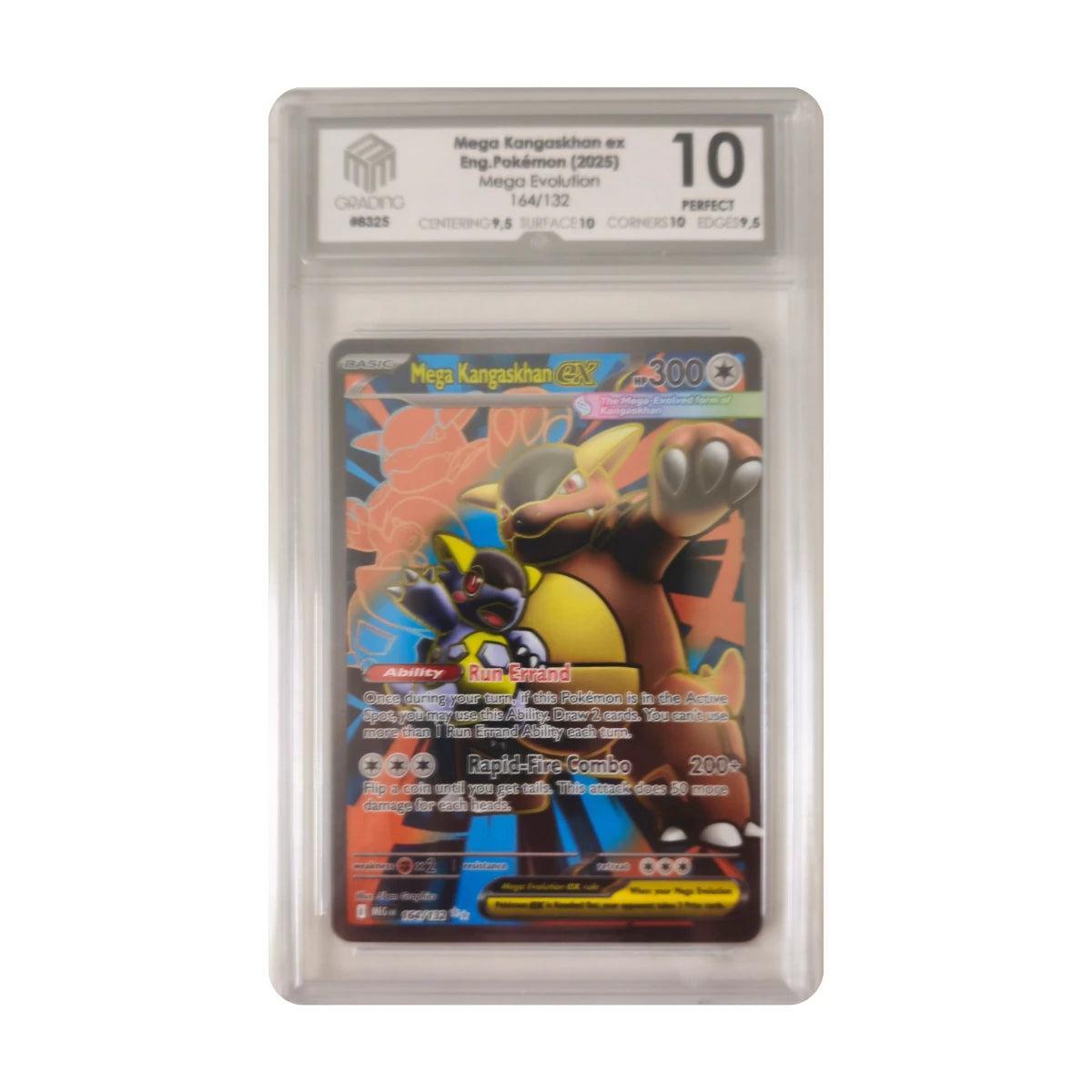 Pokémon - Mega Kangaskhan ex #164/132 (Mega Evolution) – M Grading 10 Perfect