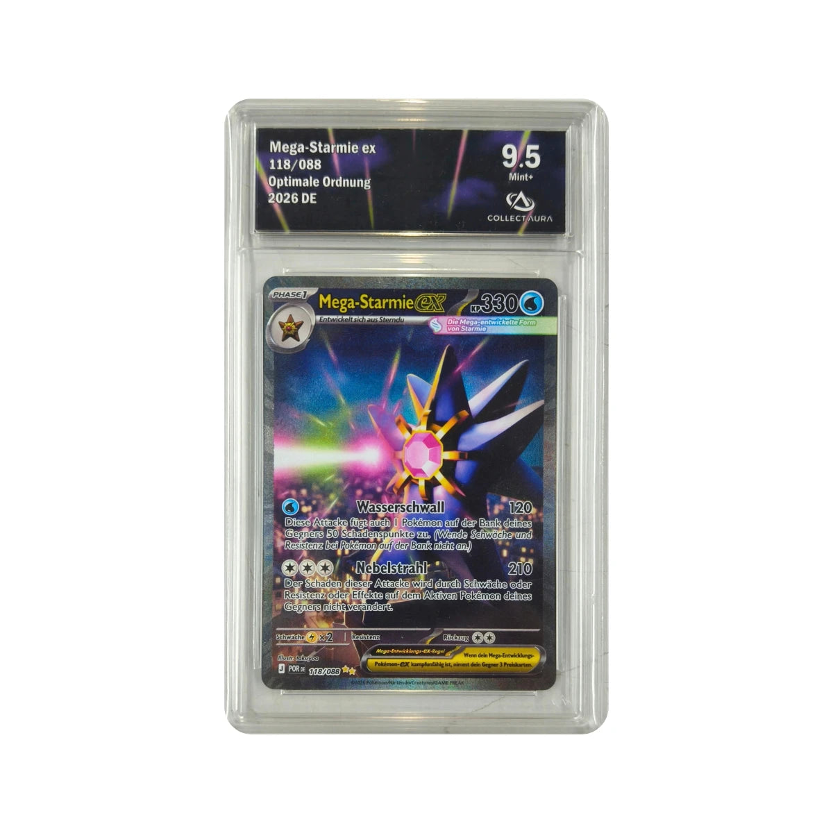 Pokémon - Mega-Starmie ex #118/088 (Optimale Ordnung) – Collect Aura 9.5 Mint+