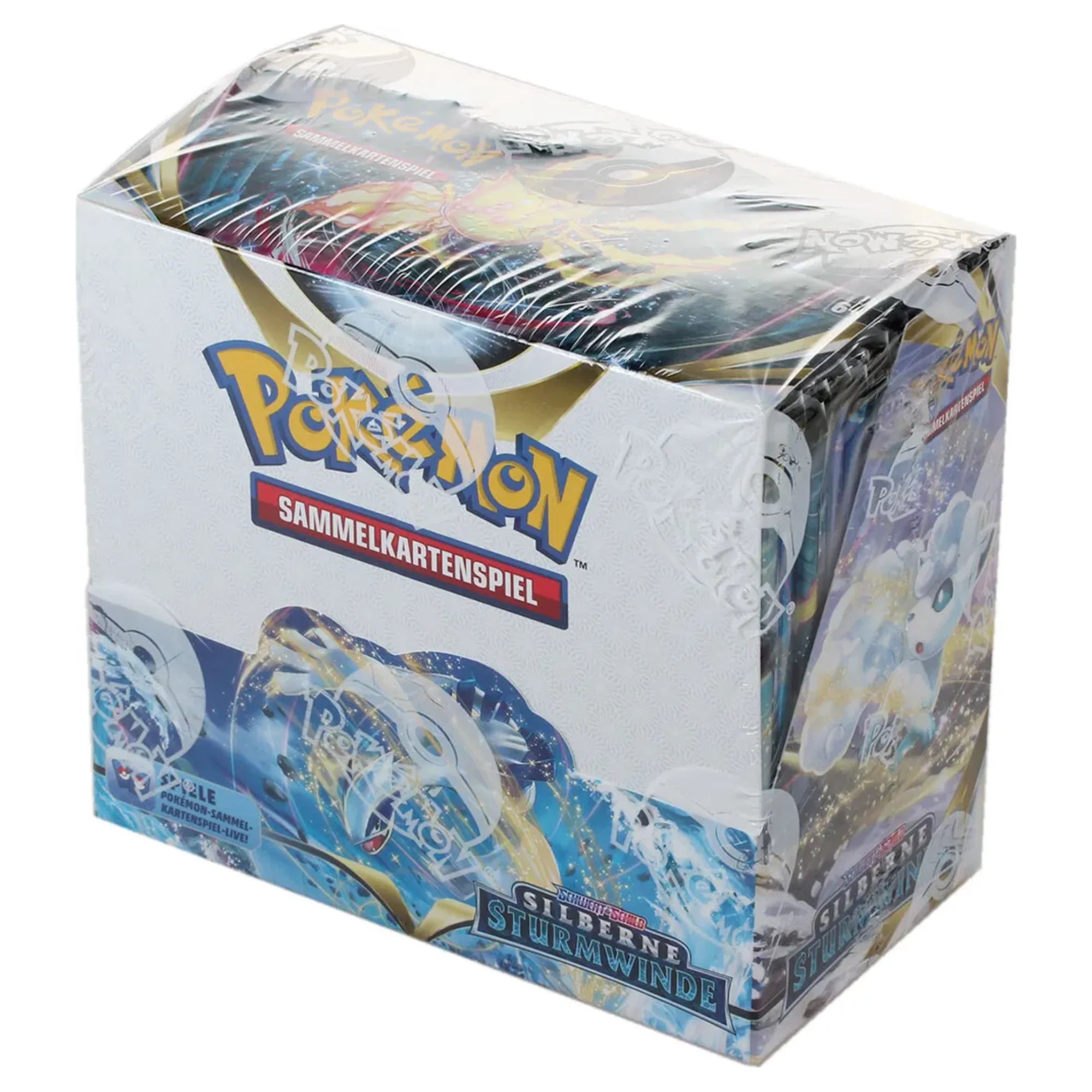 Pokémon - Schwert & Schild: Silberne Sturmwinde Caja de sobres - Alemán