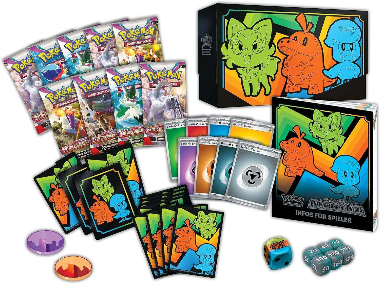 Pokémon - Karmesin & Purpur - Entwicklungen in Paldea - Top-Trainer-Box - DE