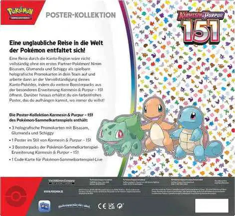 Pokémon - Karmesin & Purpur: 151 Poster Kollektion - DE