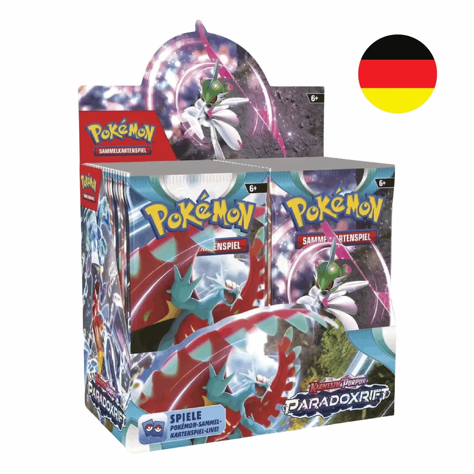 Pokémon - Karmesin & Purpur: Paradox Rift Booster Display - DE