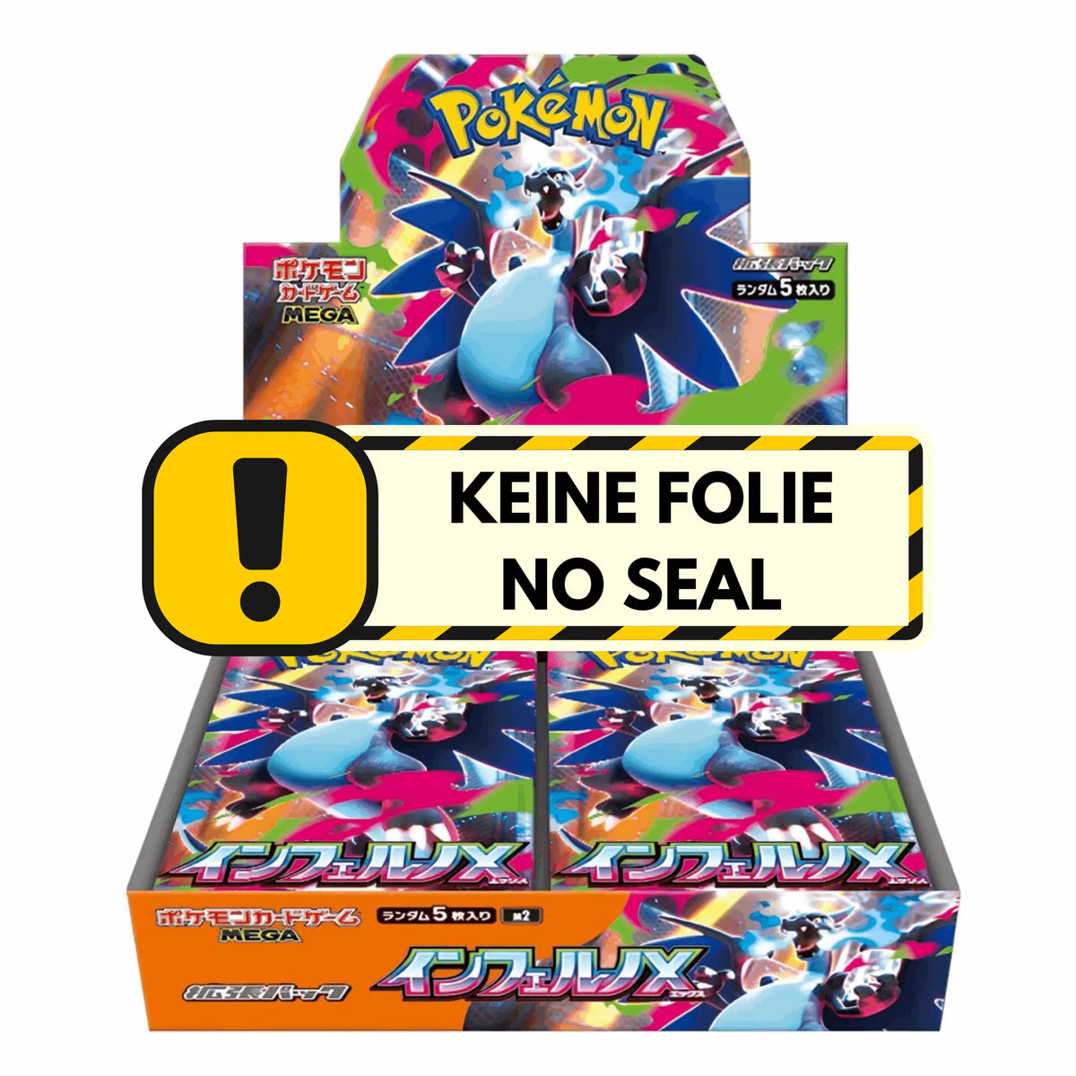 Pokémon - Mega Inferno X Display OHNE FOLIE - JPN