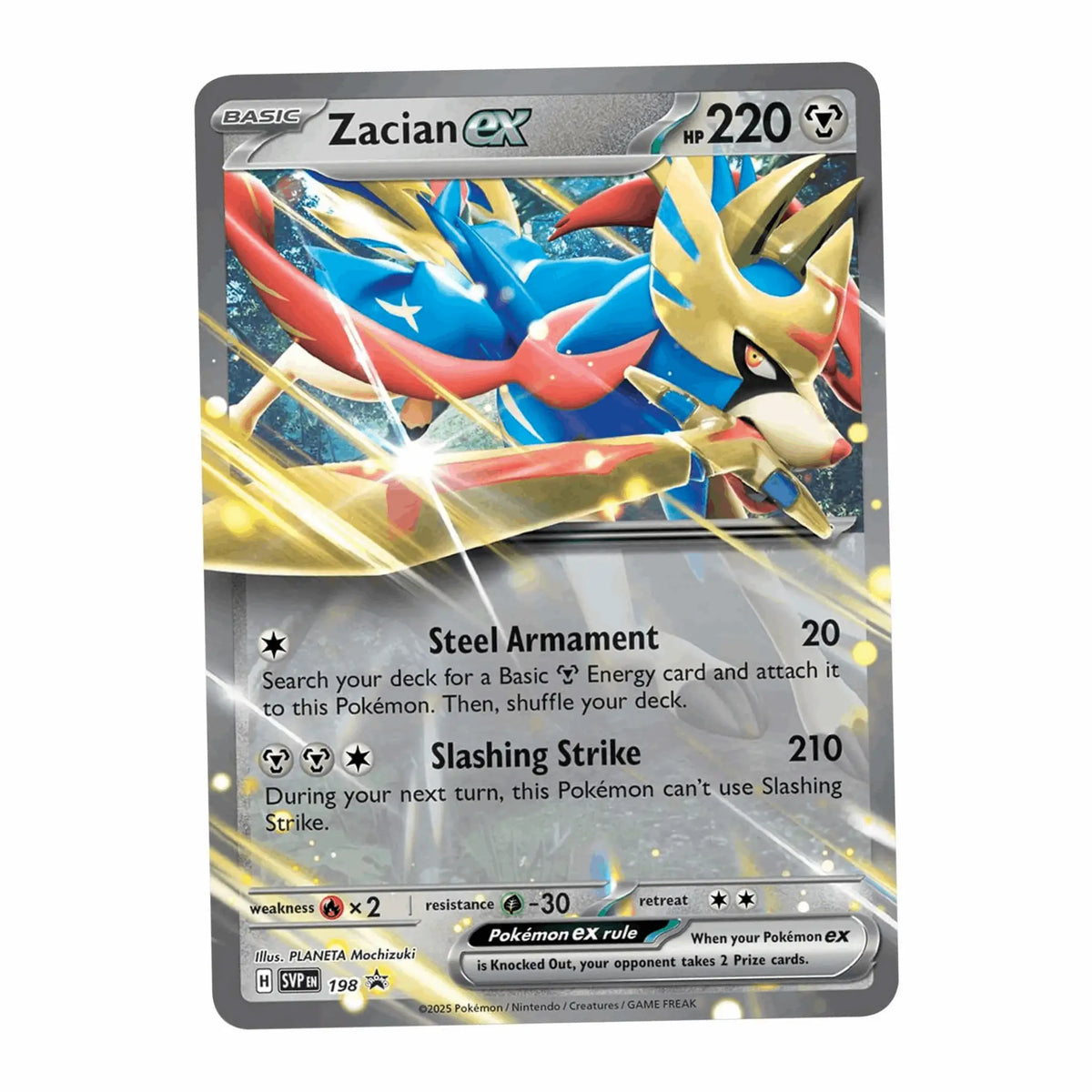 Pokémon - Slashing Legends Tin Zacian ex Tin US Version - EN