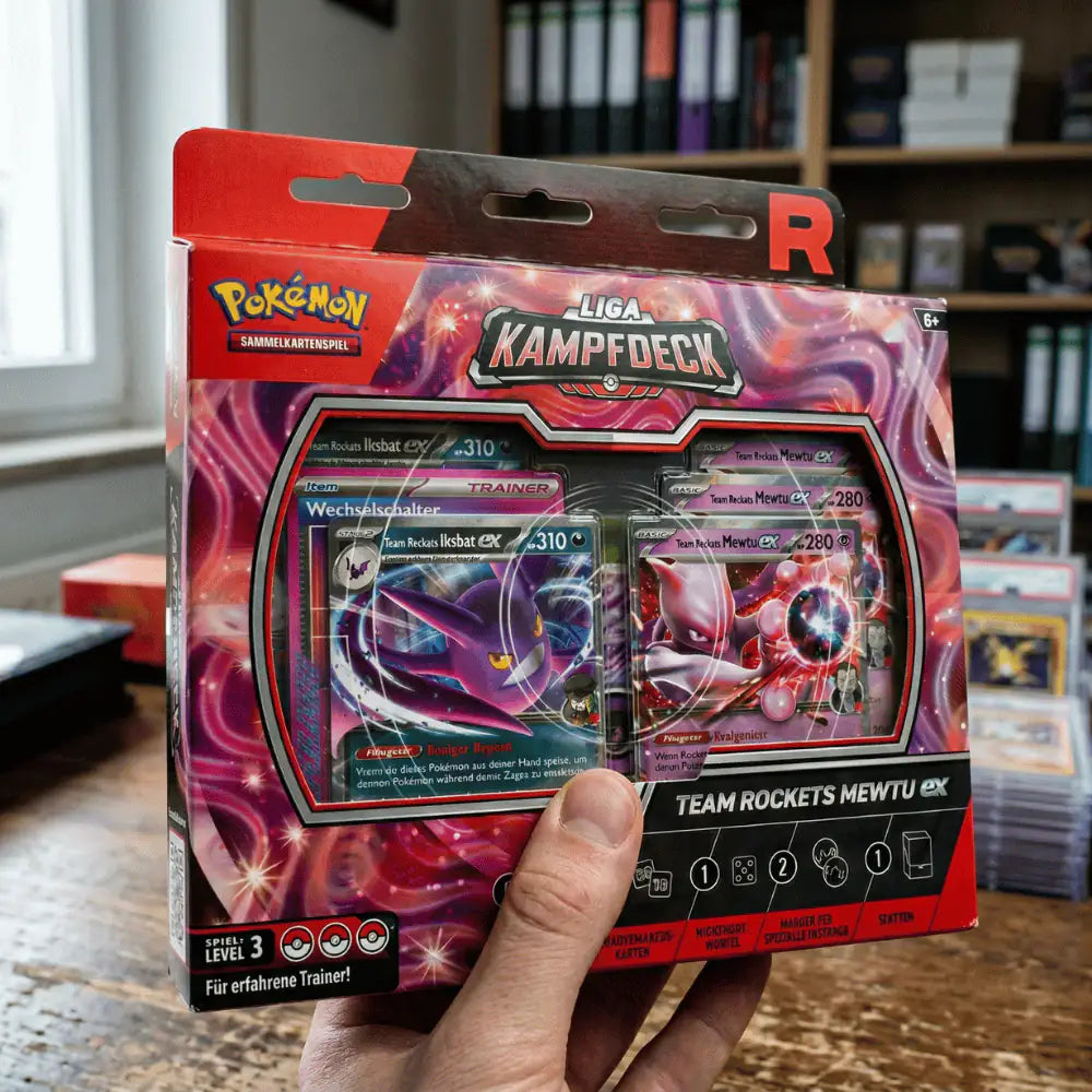 Pokémon - Team Rockets Mewtu-ex Liga-Kampfdeck - DE