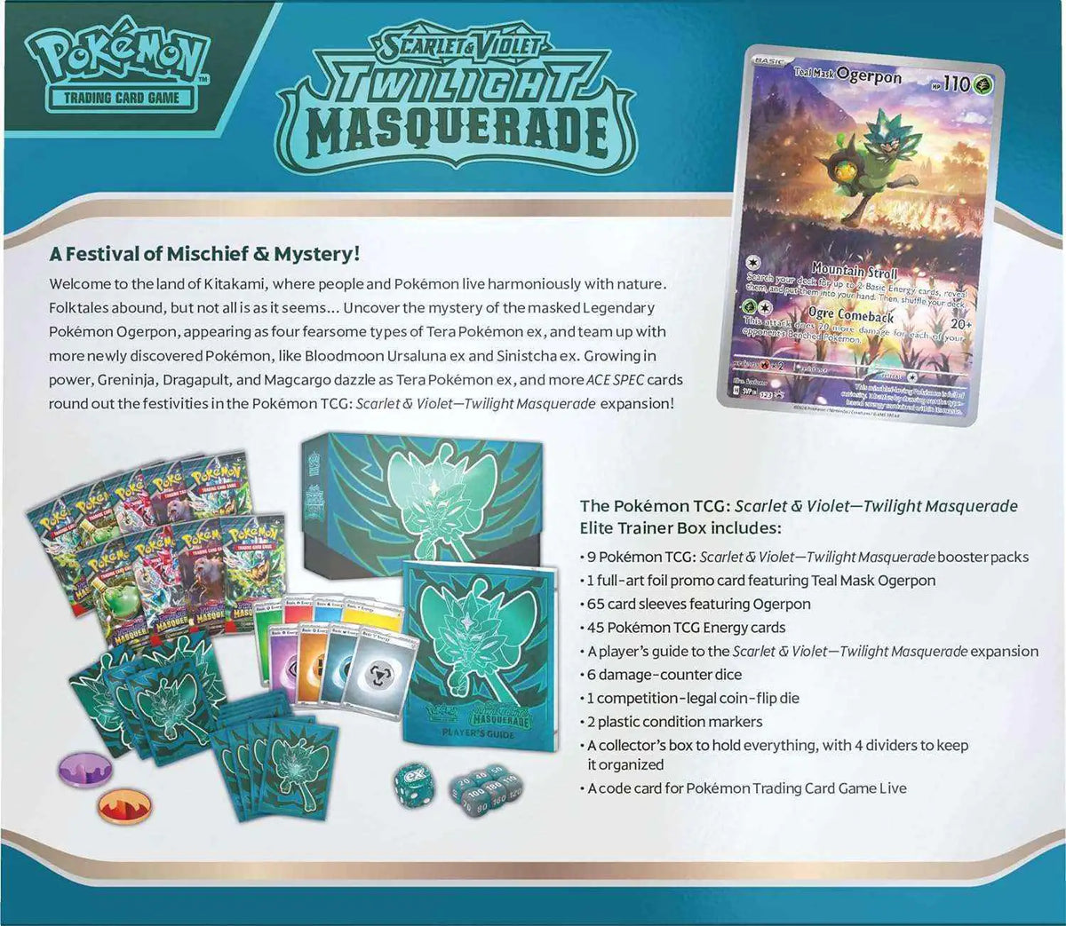 Pokémon - Twilight Masquerade Elite Trainer Box - EN