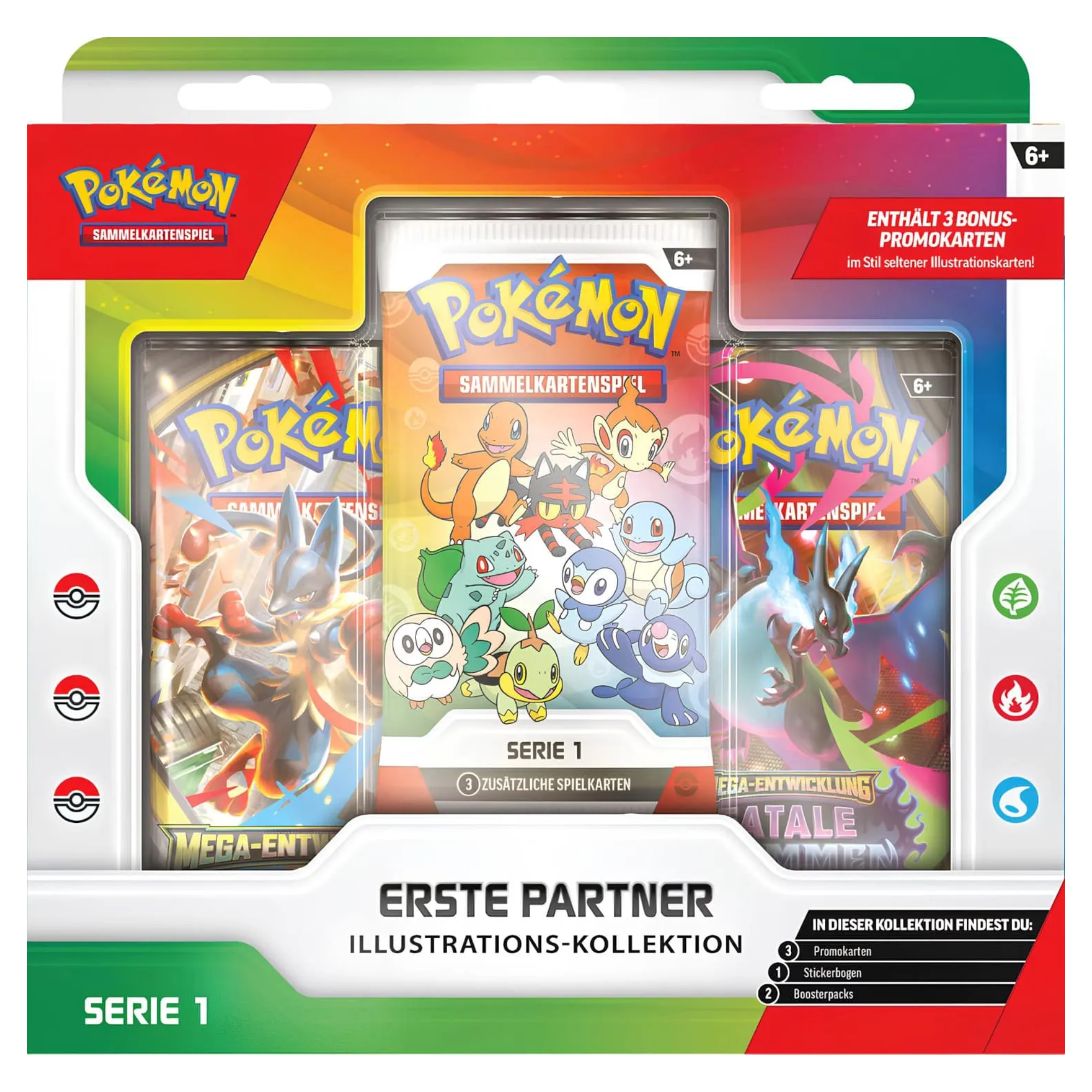 Pokémon - First Partner Illustration Collection Box Series 1 - DE
