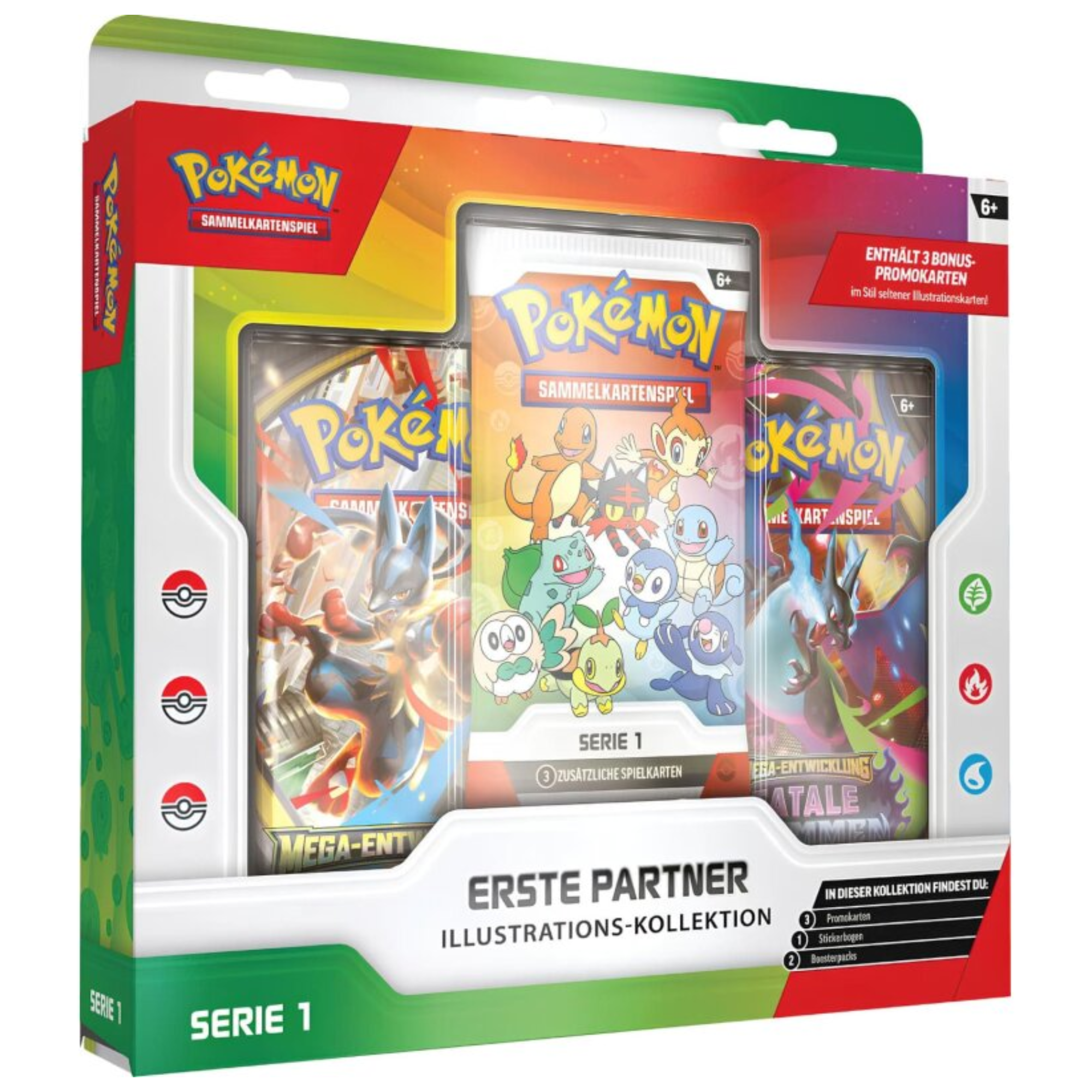 Pokémon - First Partner Illustration Collection Box Series 1 - DE