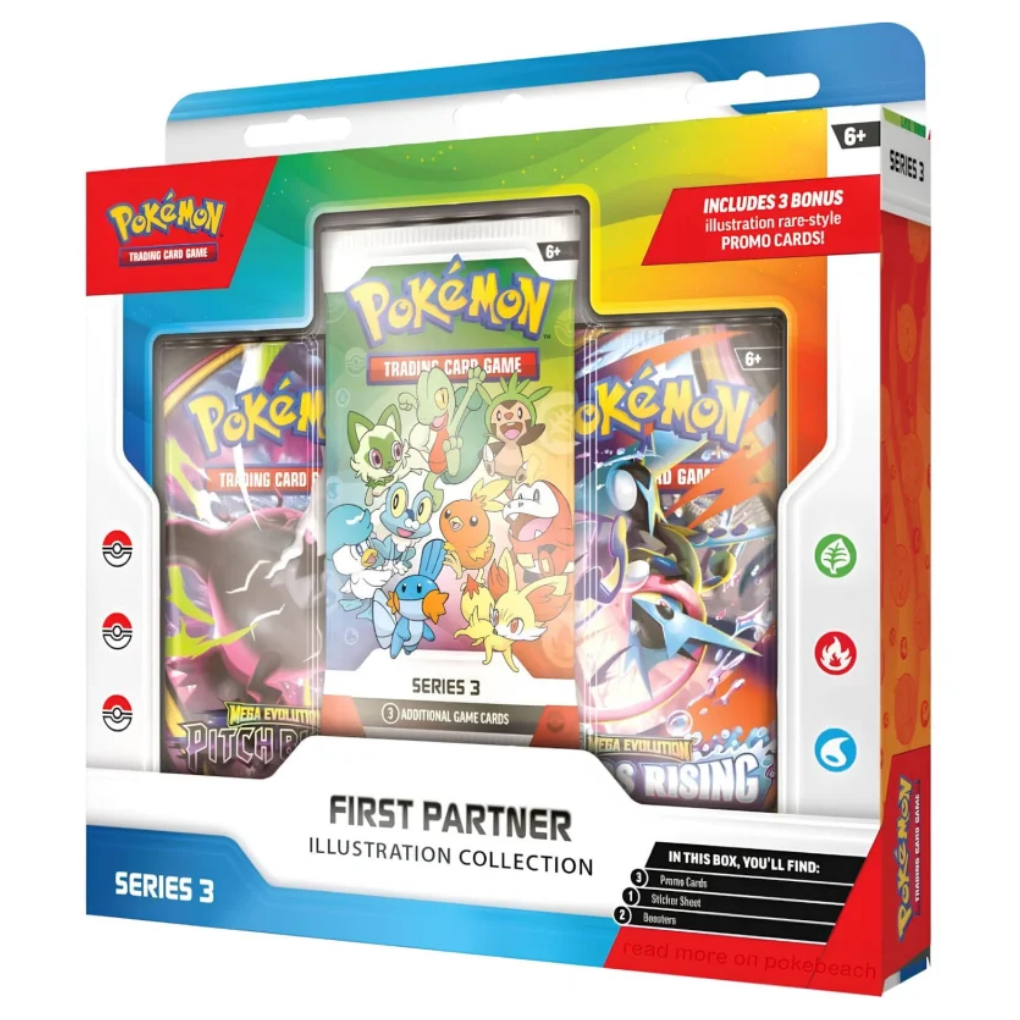 Pokémon - First Partner Illustration Collection Series 3 - Inglés