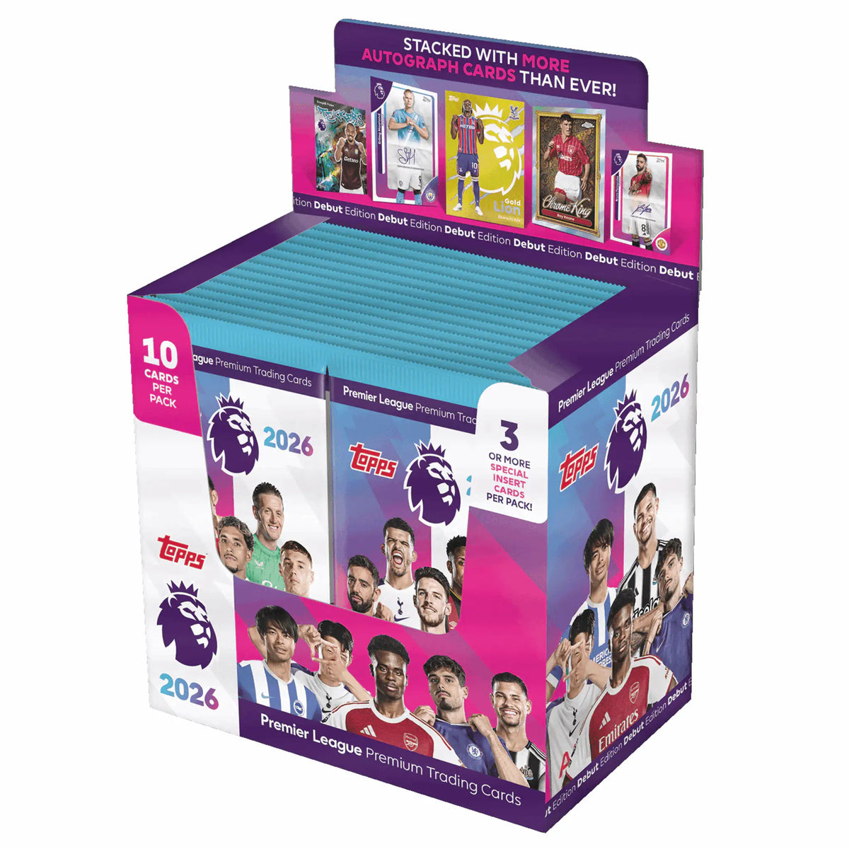 Topps - Premier League 2026 Debüt-Edition Full Box Display - EN