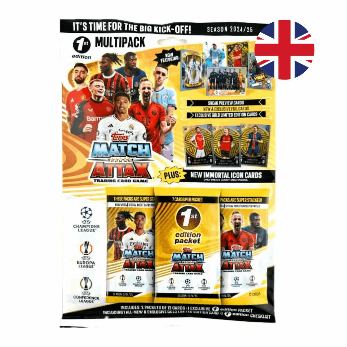 Topps Champions League Match Attax 2024/25 - 1st Edition Multipack - EN