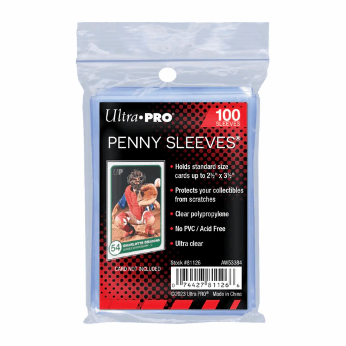 Ultra Pro - Penny Soft Sleeves Kartenhüllen | 100stk
