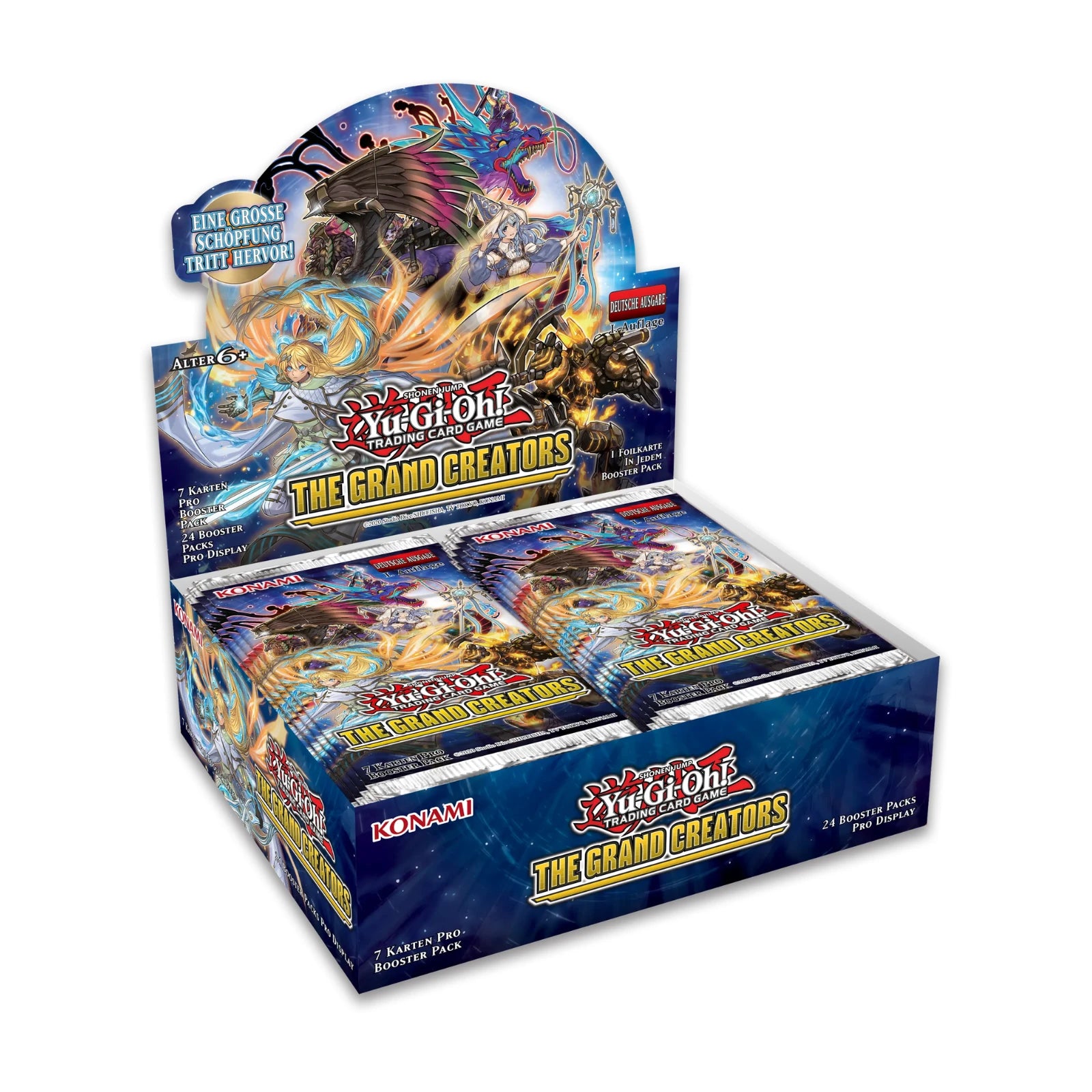 Yu-Gi-Oh! - The Grand Creators Caja de sobres - Alemán