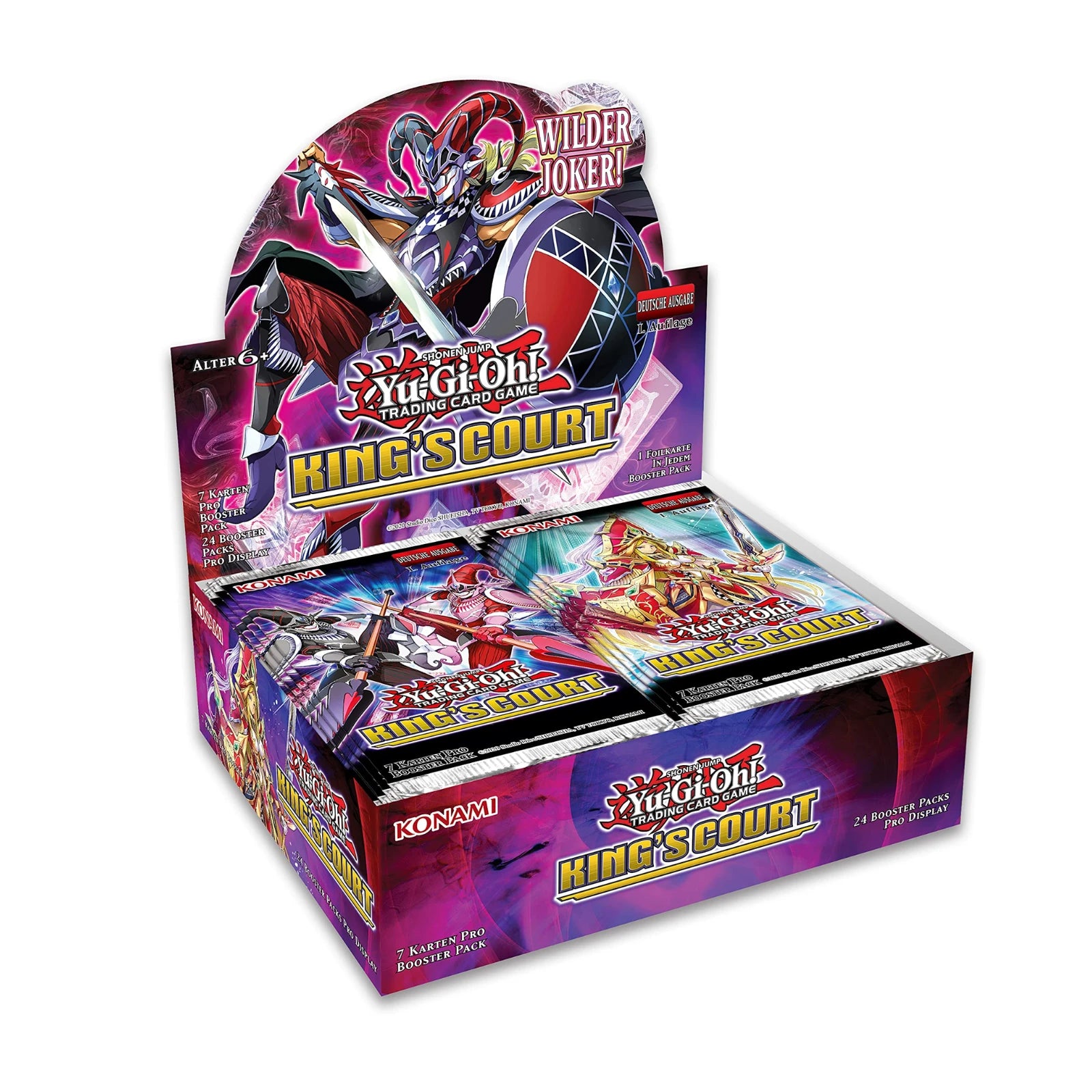 Yu-Gi-Oh! - King's Court Caja de sobres - Alemán