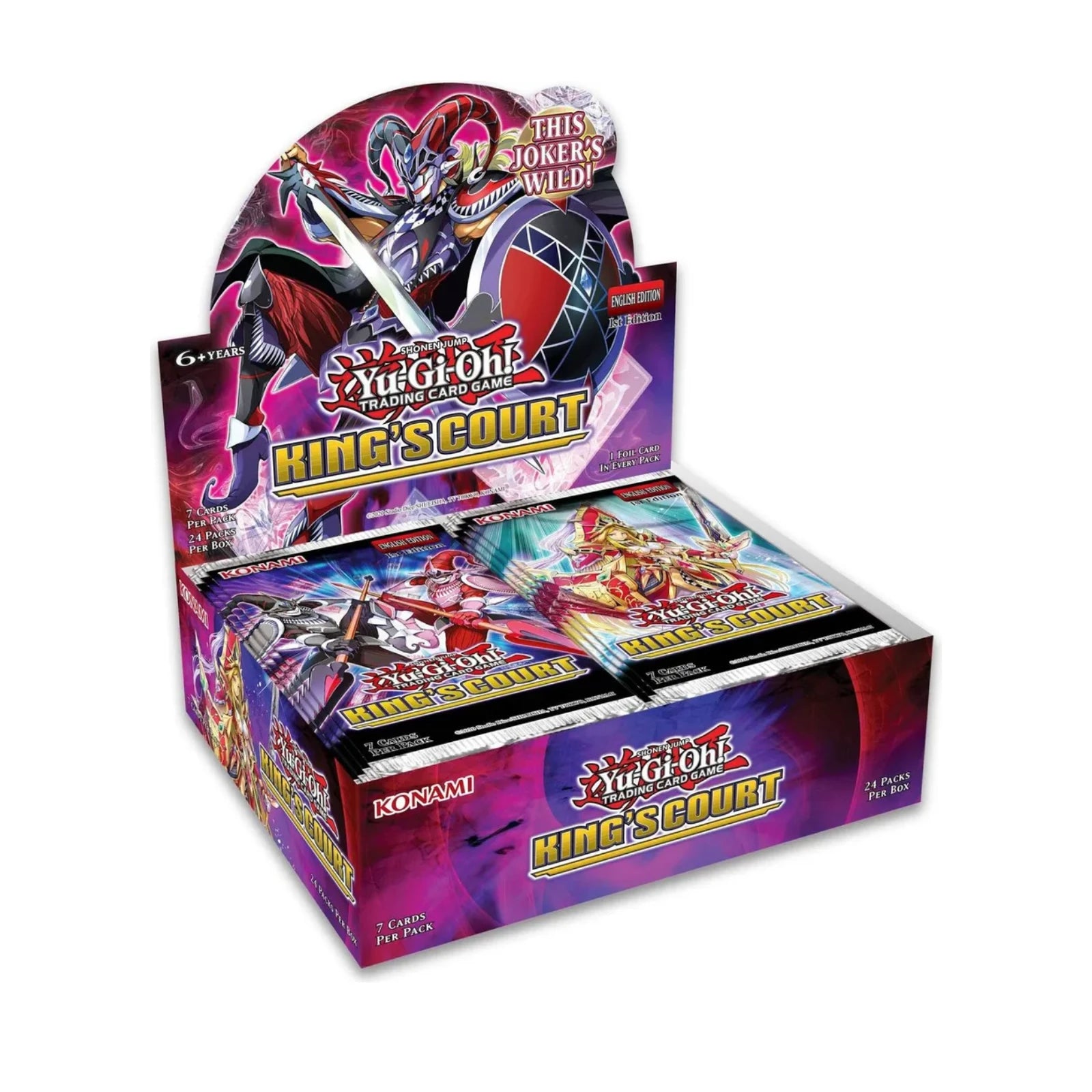 Yu-Gi-Oh! - King's Court Caja de sobres - Inglés
