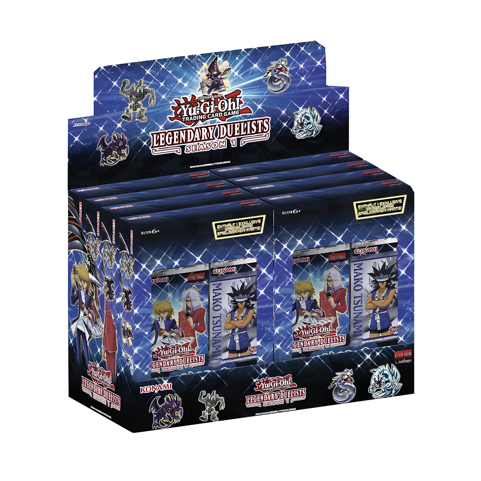 Yu-Gi-Oh! - Duelistas legendarios: Season 1 Box 8er-Set - Alemán