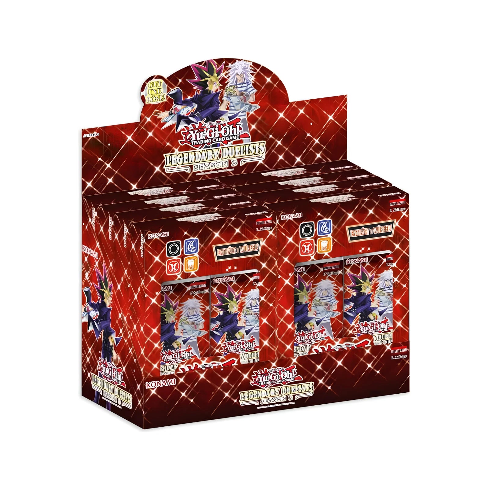 Yu-Gi-Oh! - Duelistas legendarios: Season 3 Box 8er-Set - Alemán