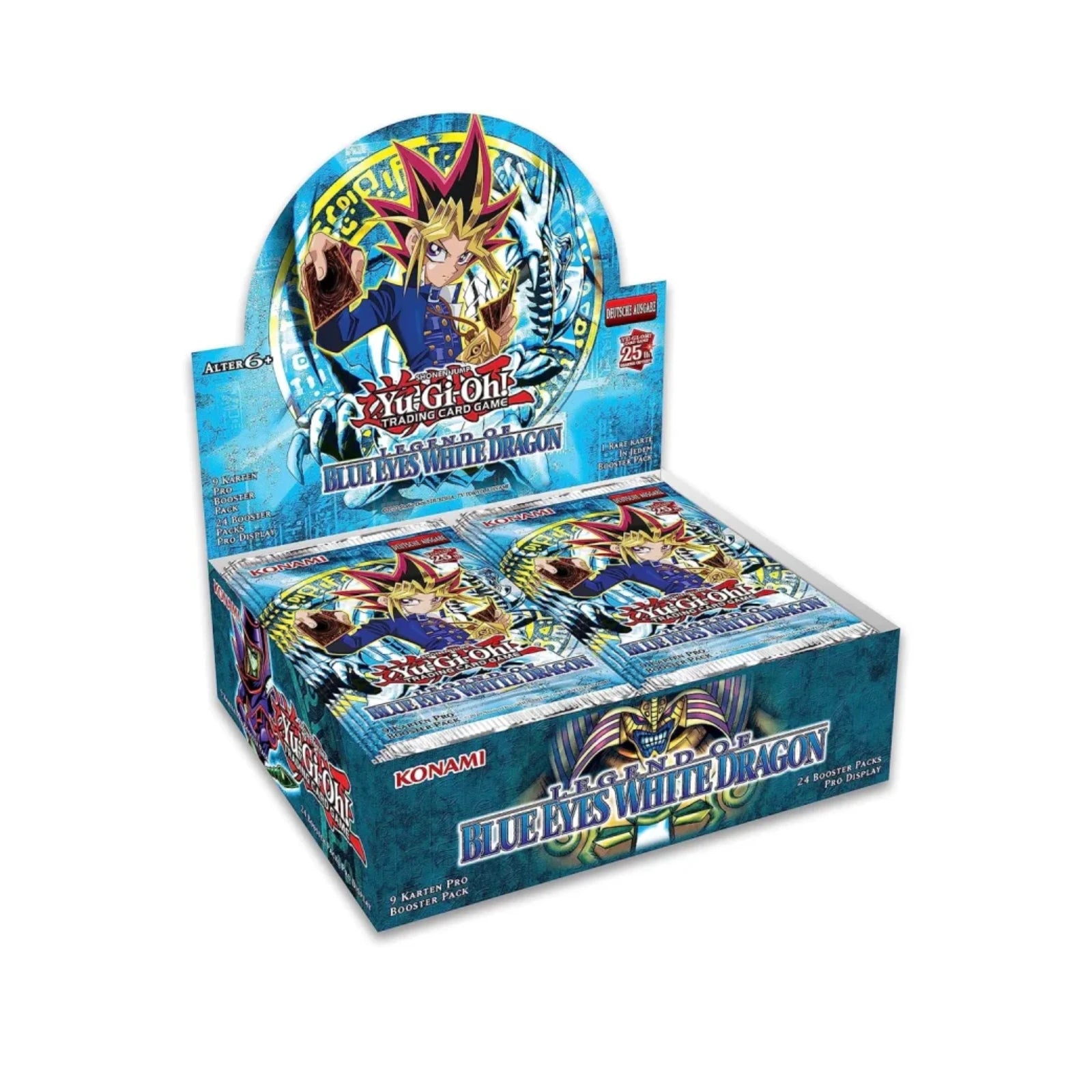 Yu-Gi-Oh! - Legend of Blue Eyes White Dragon 25th Anniversary Caja de sobres - Inglés