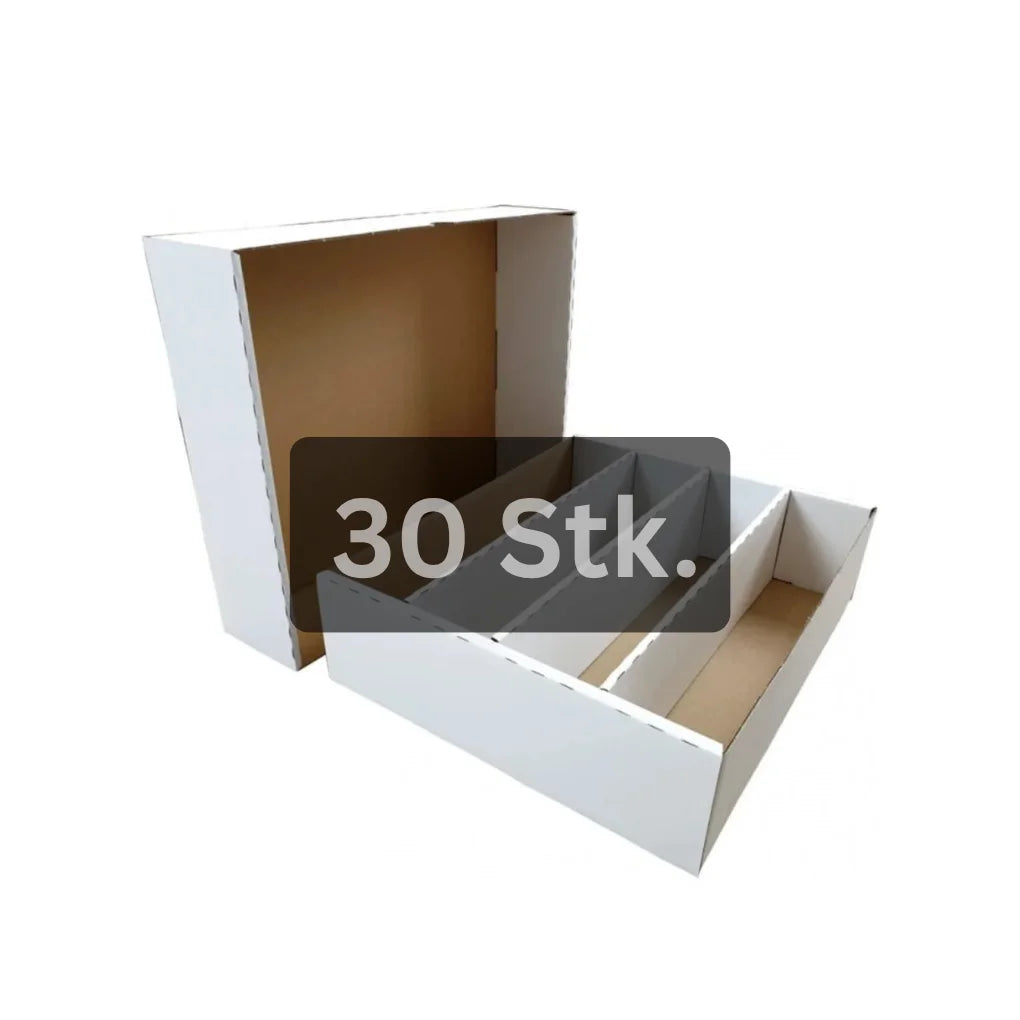 cardcosmos cajas para 4000 cartas – cajas de almacenamiento con 4 filas  