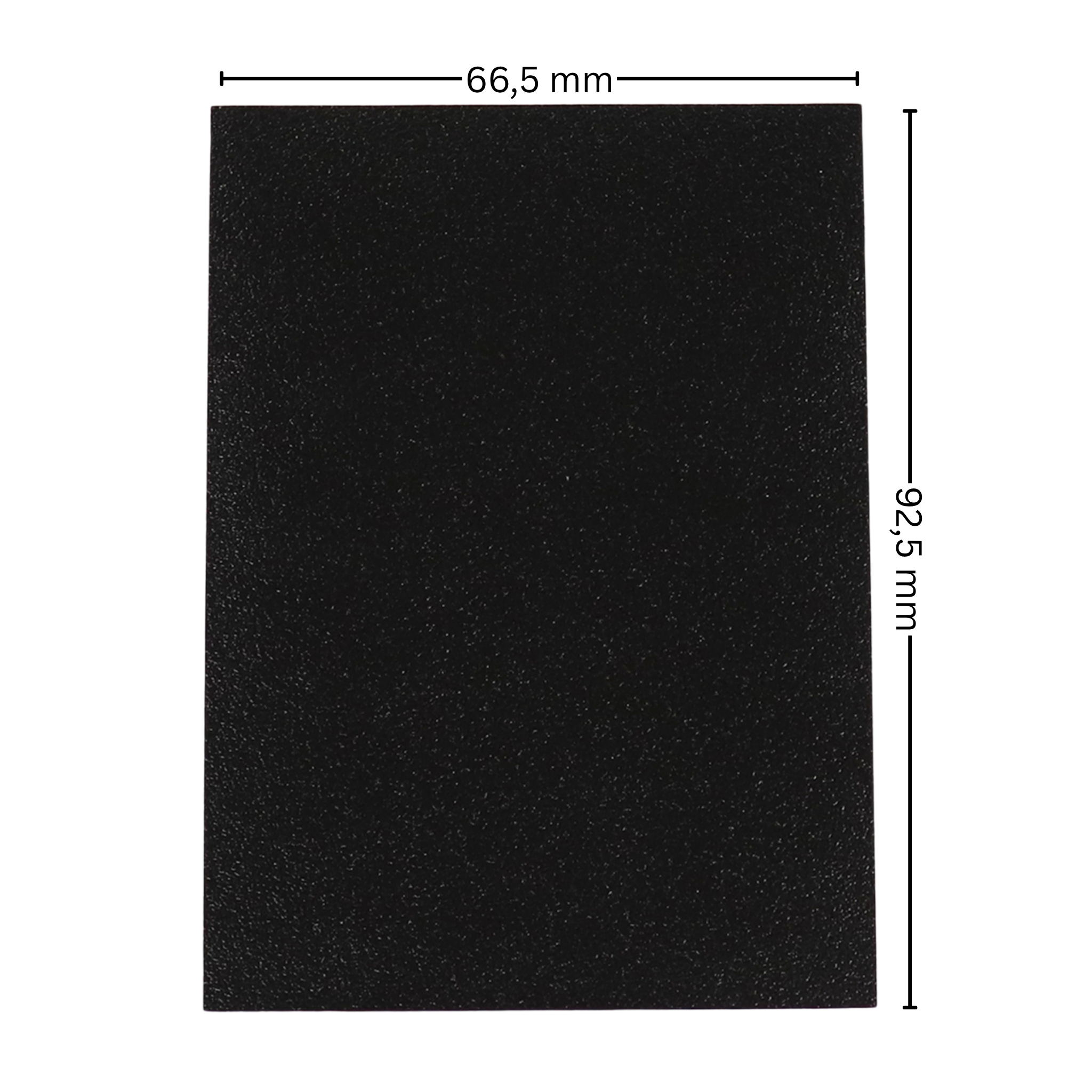 cardcosmos - Fundas mate premium negras | 100stk