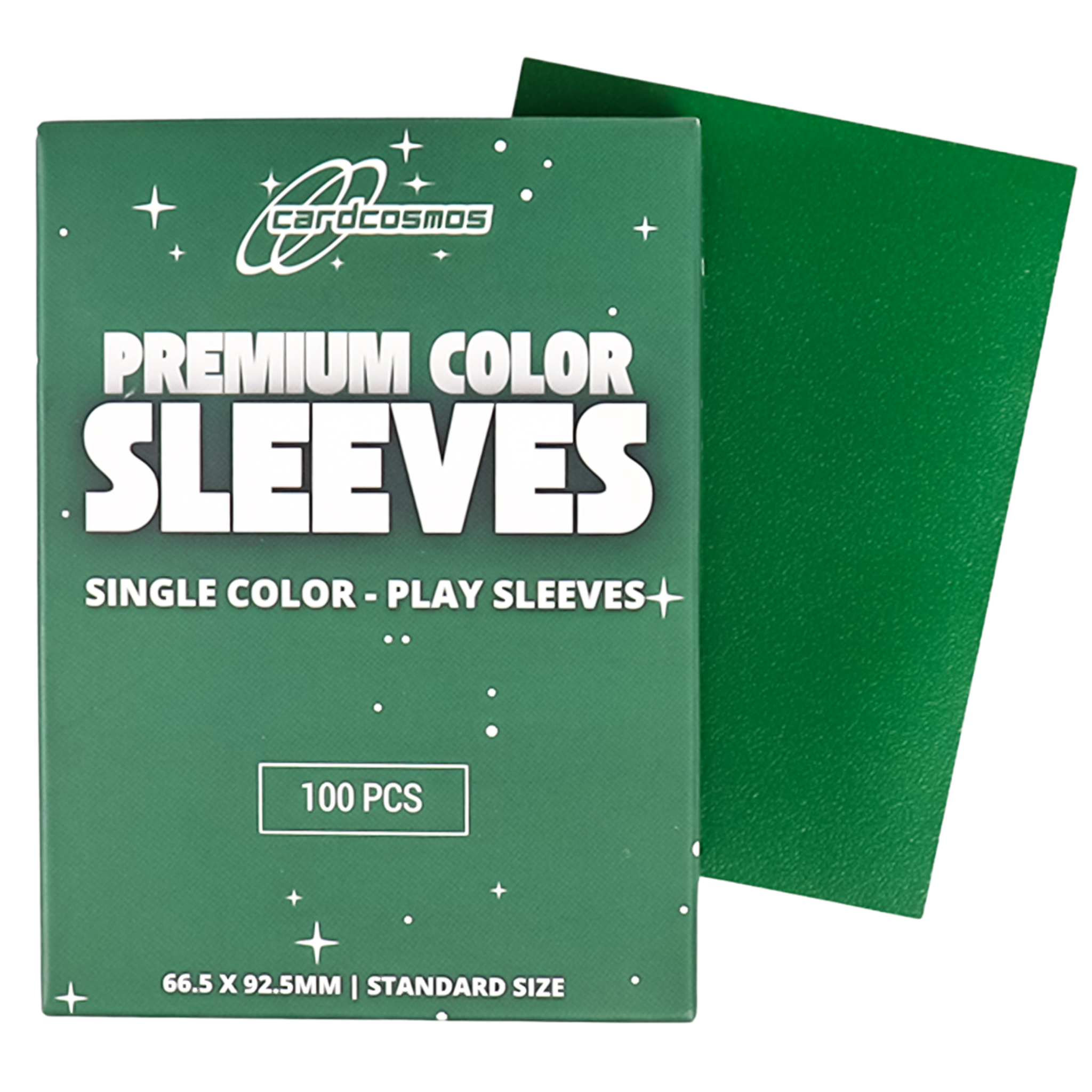 cardcosmos - Premium Color Matte Sleeves Green | 100stk