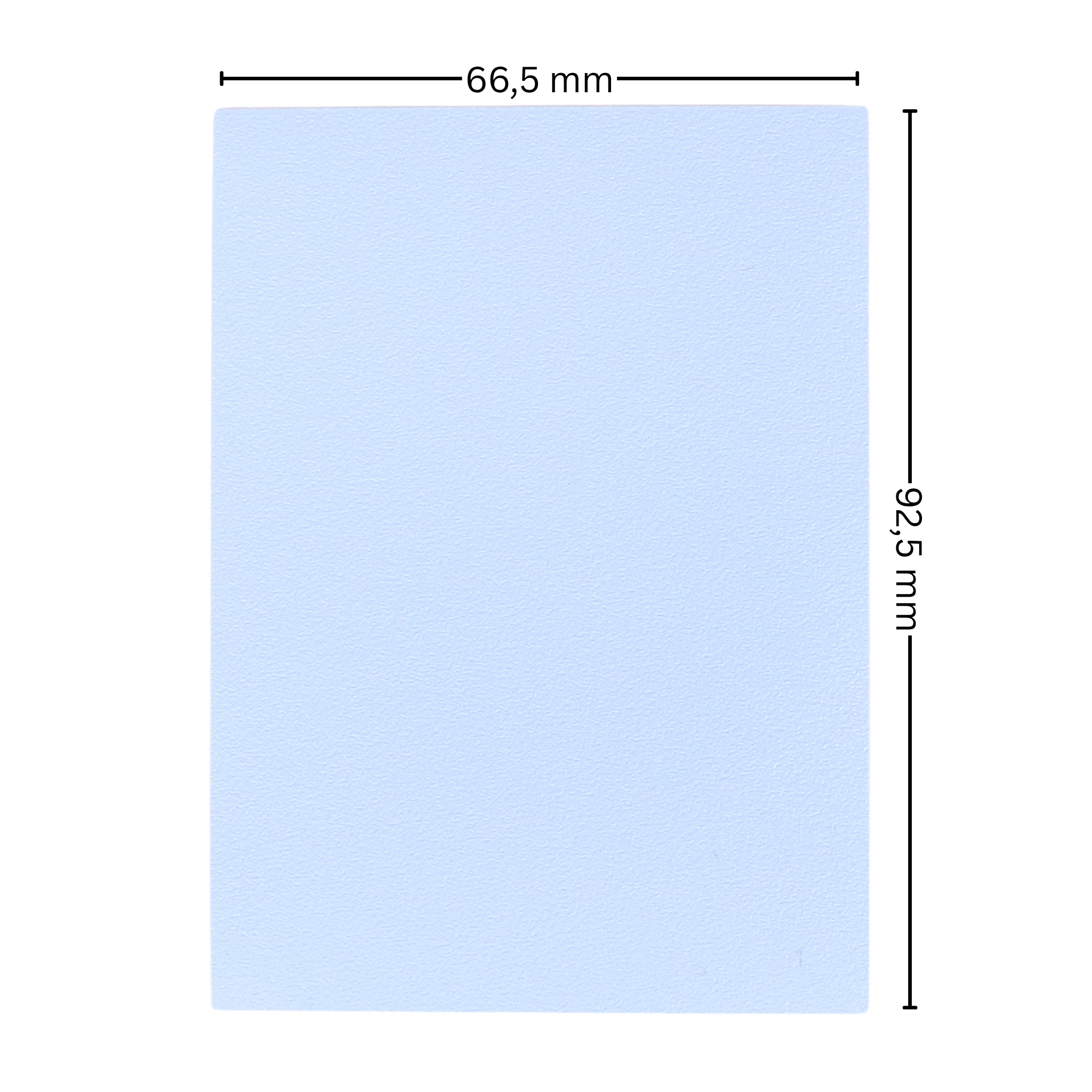 cardcosmos - Fundas mate premium azul claro | 100stk