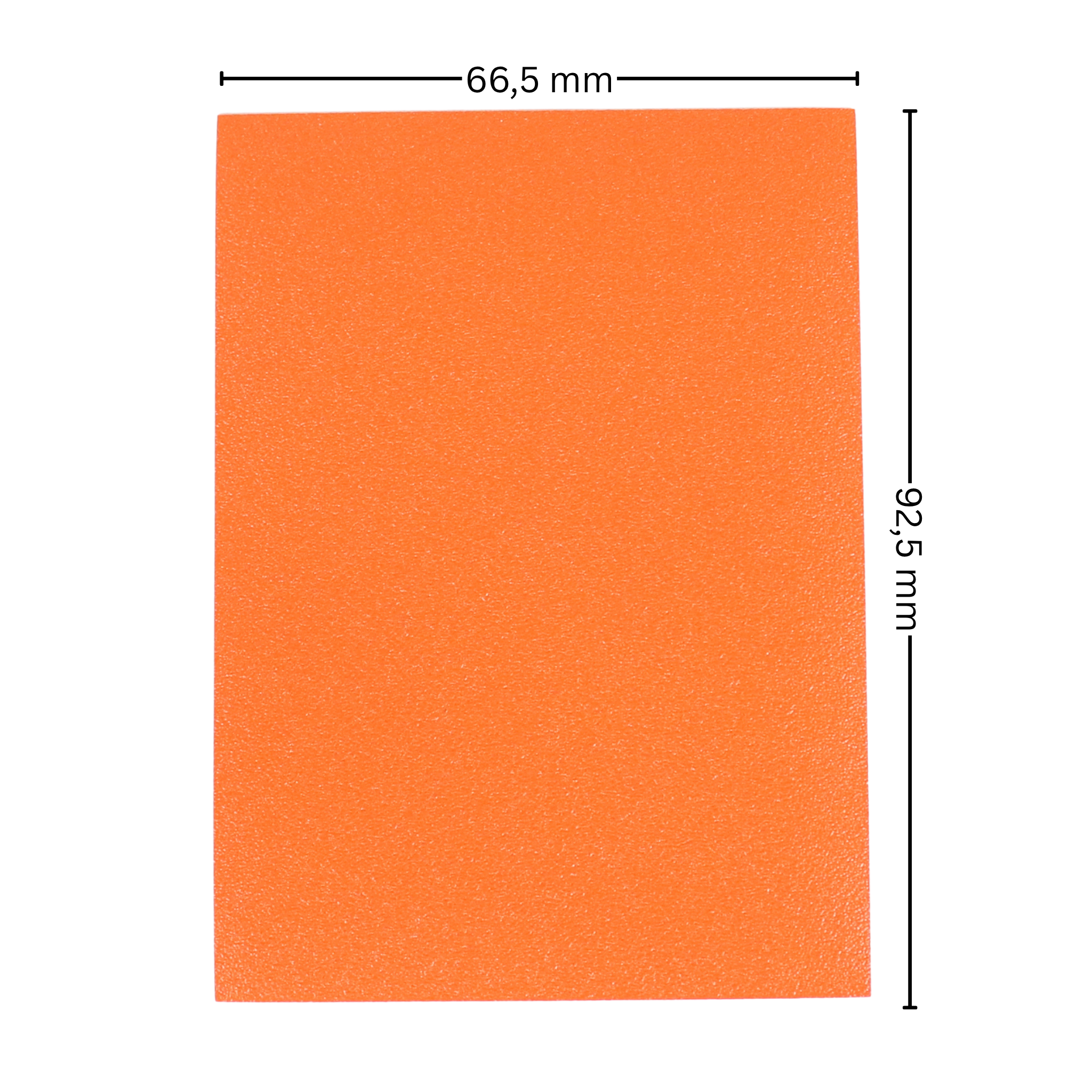 cardcosmos - Fundas mate premium naranja | 100stk