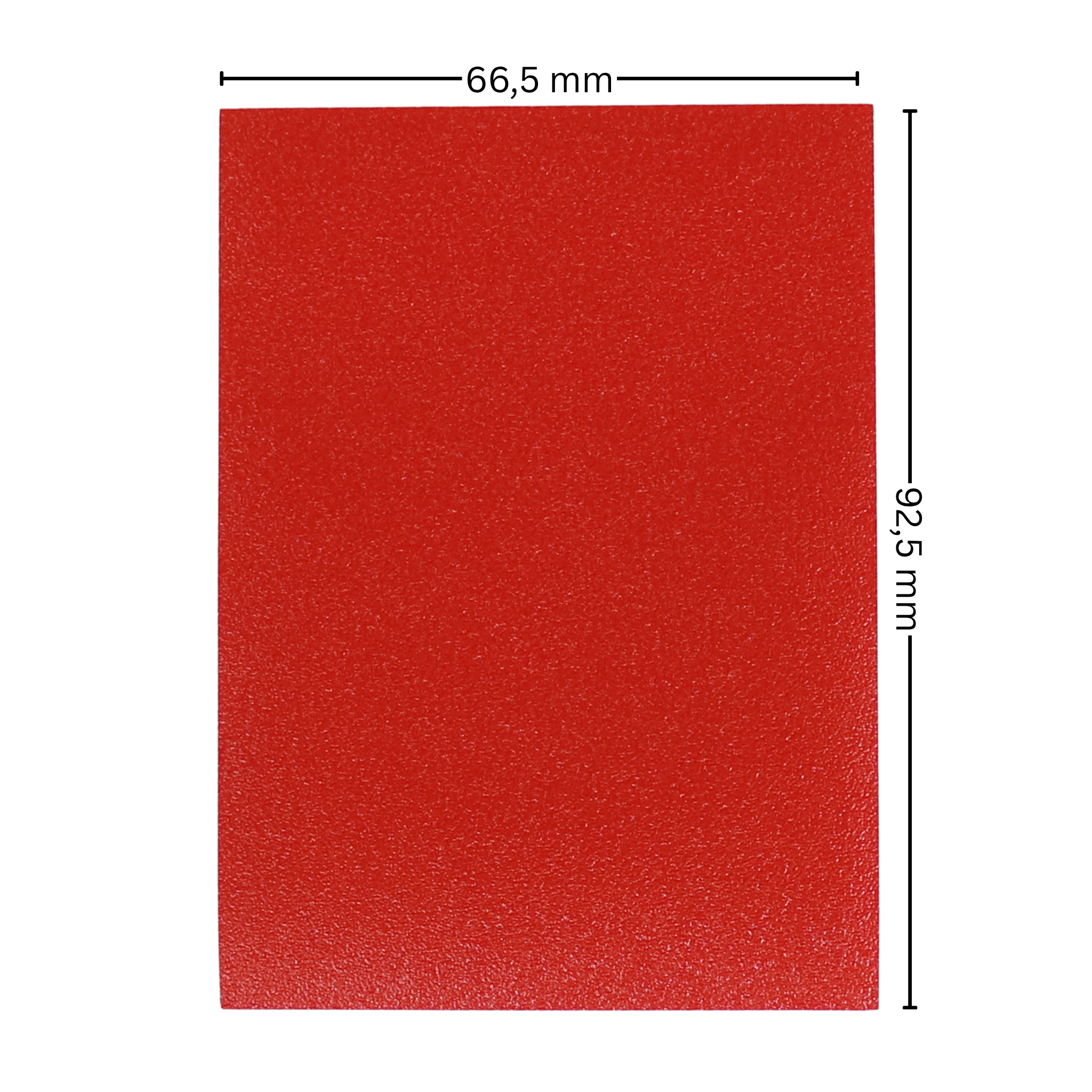 cardcosmos - Fundas mate premium rojas | 100stk