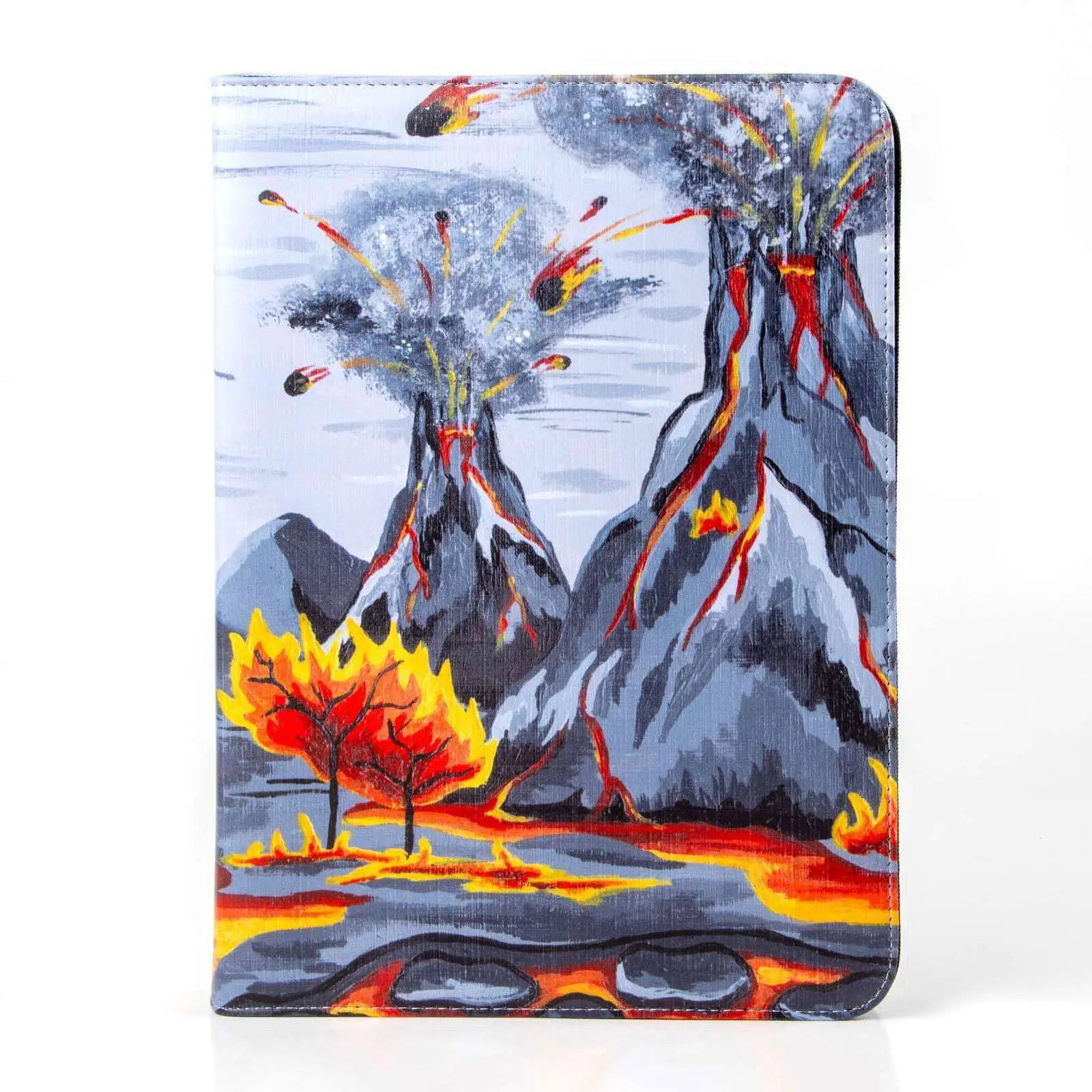 cardcosmos - Artwork 9 Pocket Zip Binder - Fiery Mountains