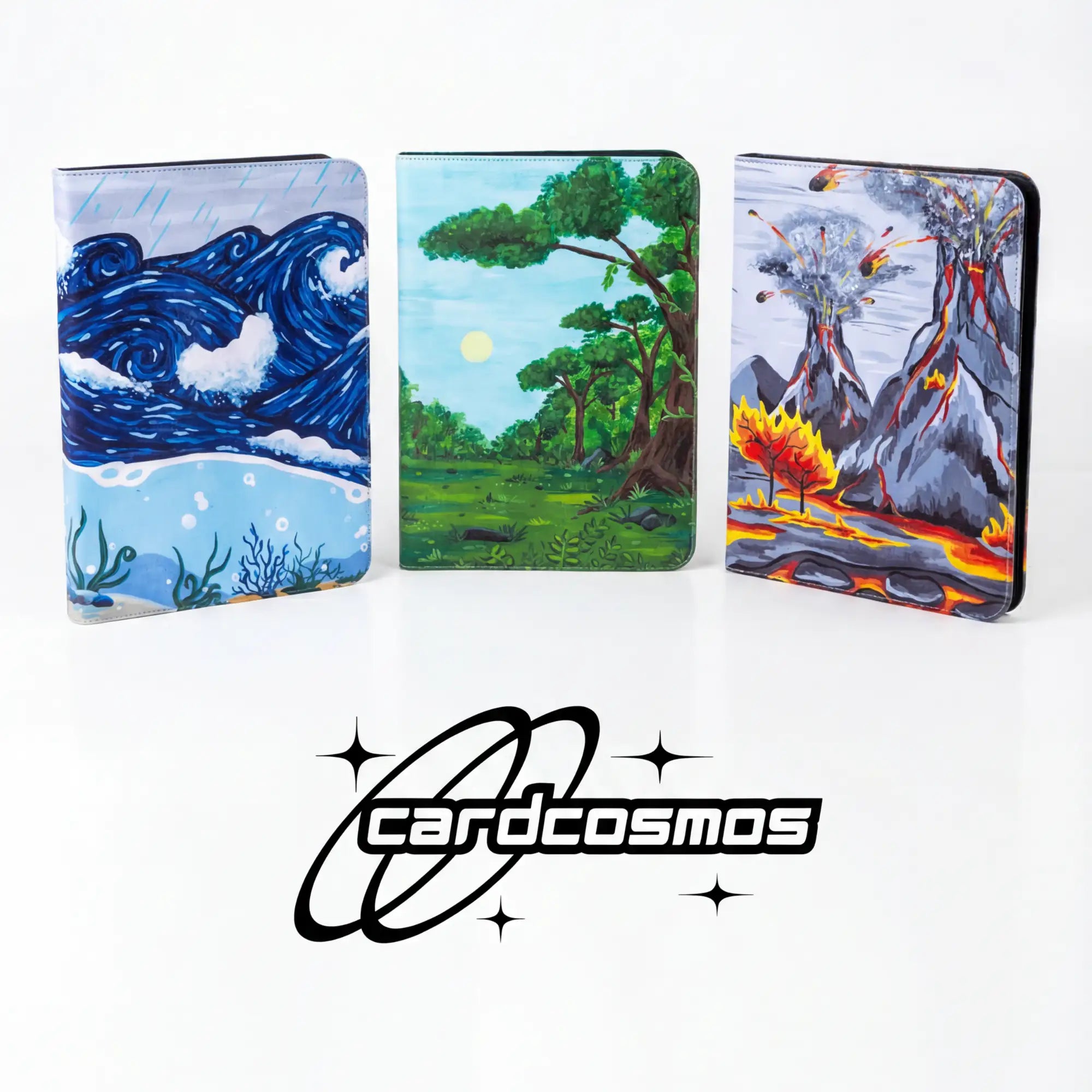 cardcosmos - Artwork 9 Pocket Zip Binder - Fiery Mountains