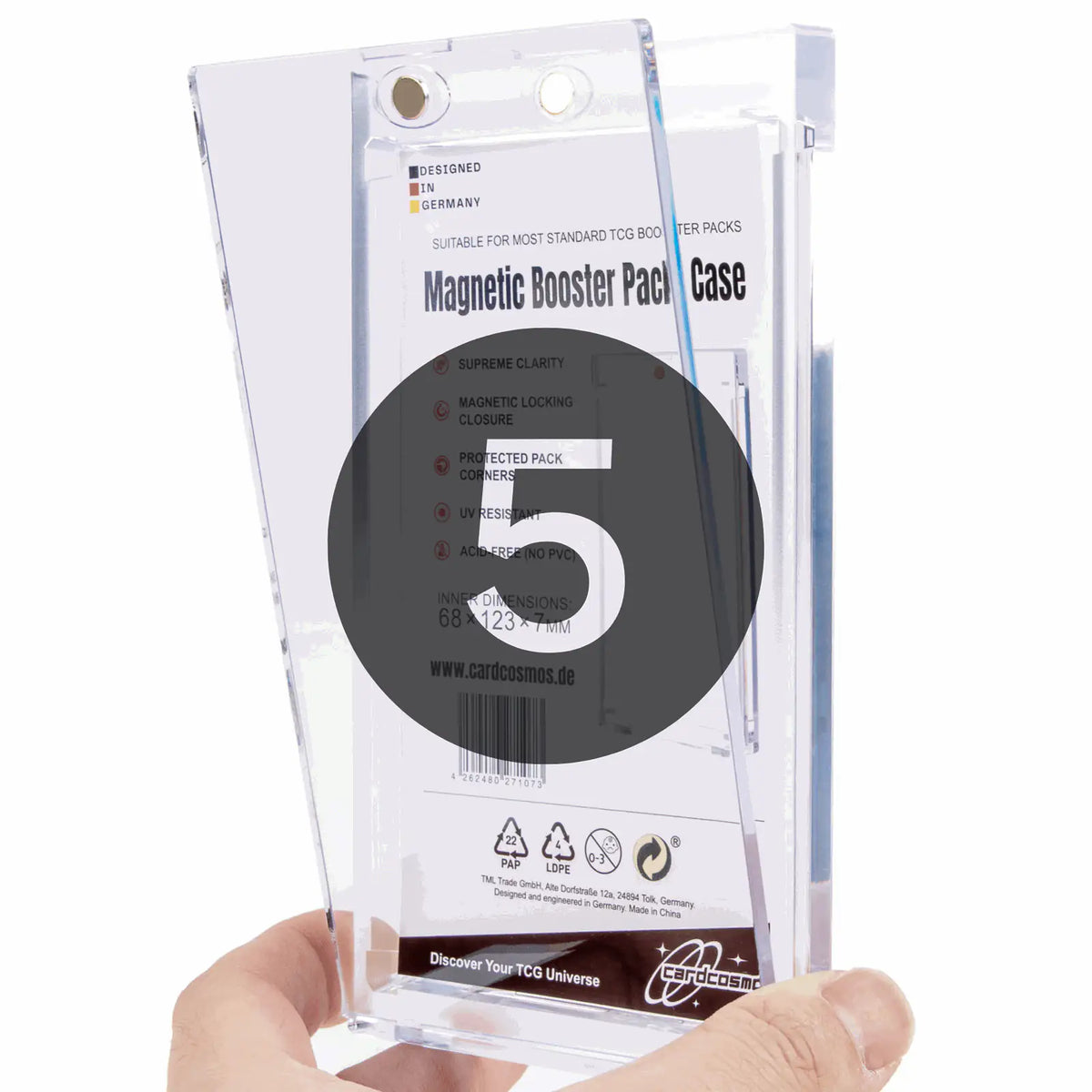 cardcosmos - Magnetic Booster Pack Case
