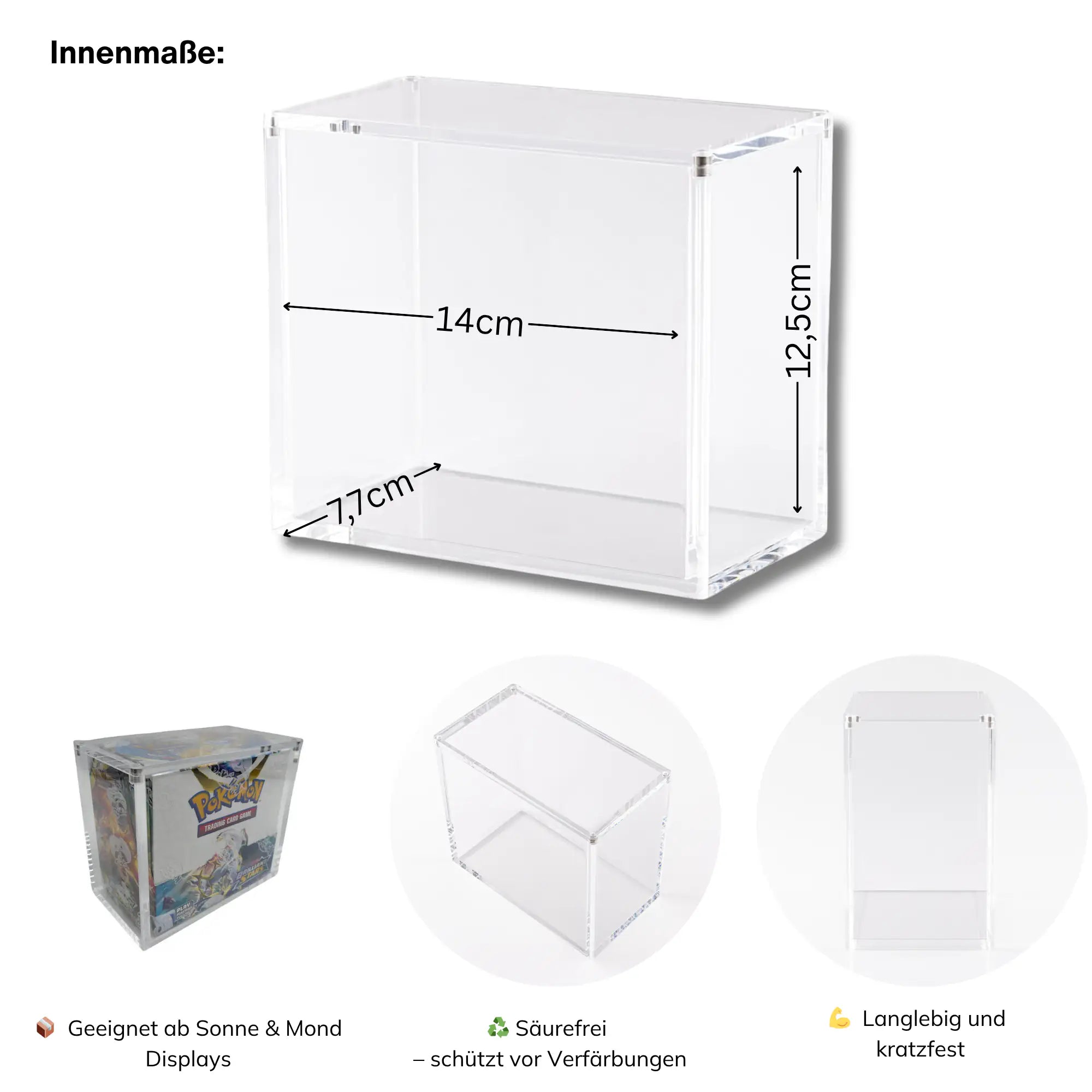 cardcosmos - Pokémon Booster Box Acrylic Case