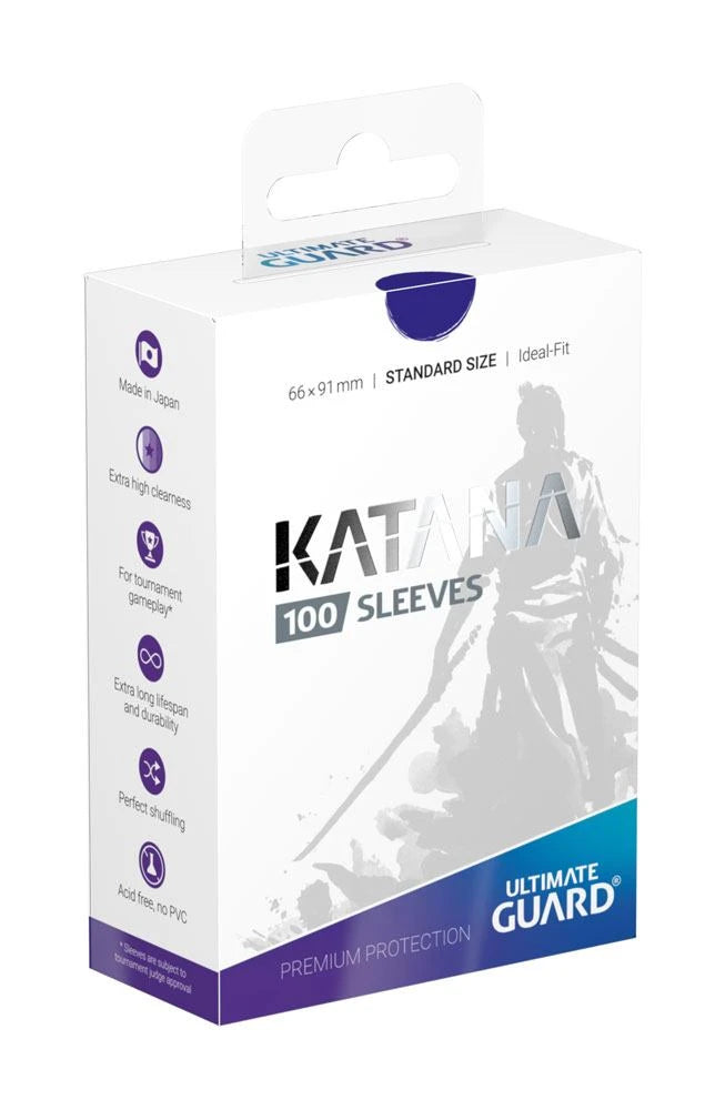 Ultimate Guard Katana Fundas Tamaño estándar Azul – 100 unidades