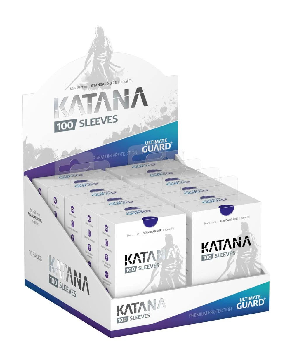 Ultimate Guard Katana Fundas Tamaño estándar Azul – 100 unidades