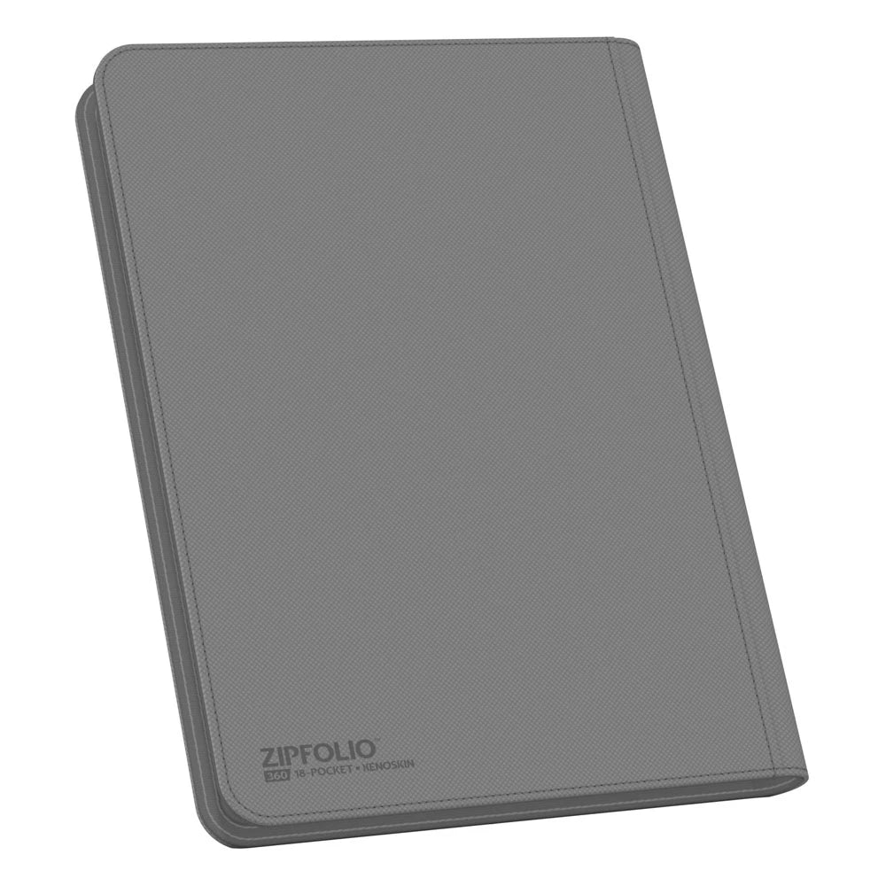 Ultimate Guard Zipfolio 360 18-Pocket Xenoskin Gris