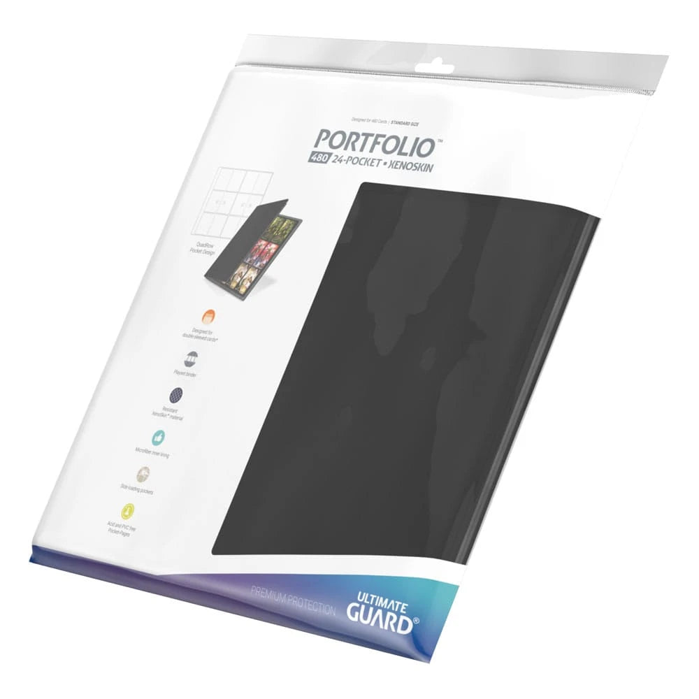 Ultimate Guard Portfolio 480 24-Pocket Xenoskin Negro